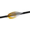 Перья Gas Pro SPIN VANES SHIELD RICK SERIES 2" RH бело-желтый